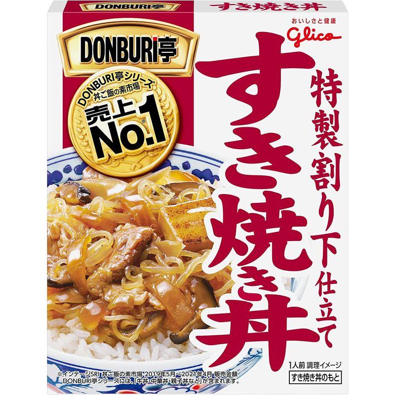 江崎グリコ DONBURI亭すき焼き丼 170g×10個