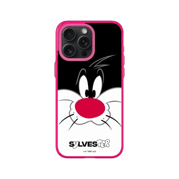 iPhone 15 Pro Max Clear 粉漾桃 - 樂一通 Looney Tunes - 大臉傻大貓