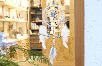 捕夢網掛飾 - 白晶 / 海藍寶 / 粉晶 / 小仙女吊飾