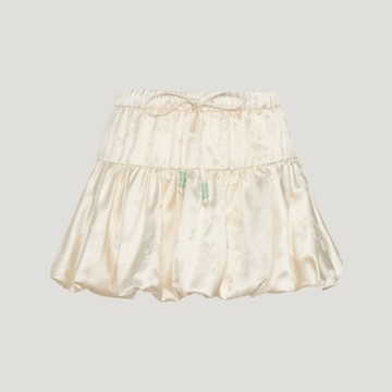 Adidas 愛迪達 Bubble Skirt KY5749 女 短裙 泡泡裙 米 奶油白 亞版 垂墜感