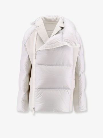 Padded nylon jacket with wool inserts - SACAI - gender_Woman