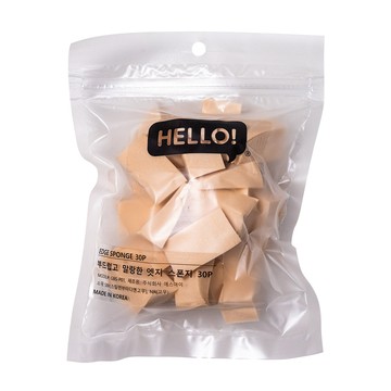 海綿粉撲 HELLO! 韓國製拋棄式化妝粉撲-15入