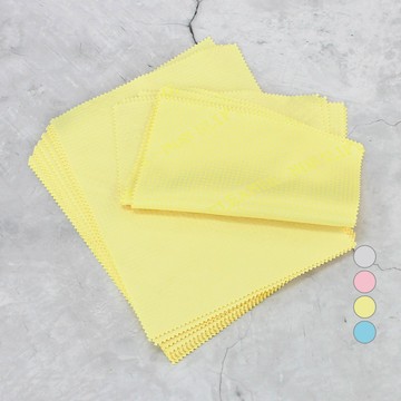 Raffident 男女通用 韓國製 高級防滑眼鏡布 20入 黃色