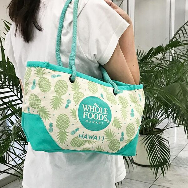 WHOLE FOODS MARKET ホールフーズマーケット トートバッグ ハワイ限定 WHOLE FOODS MARKET ホールフーズマーケット トートバッグ ハワイ限定
