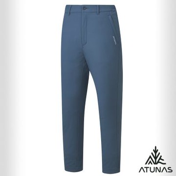 【ATUNAS 歐都納】男款石墨烯輕保暖長褲A1PA2505M暗藍/恆溫保暖/彈性/抑菌/休閒旅遊/戶外登山