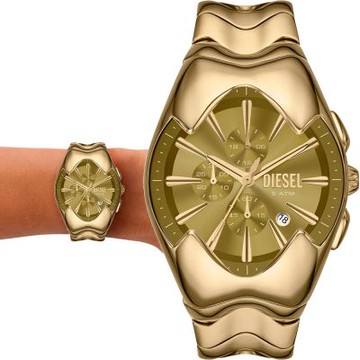 DIESEL Mercurial Metamorph 大錶徑三眼計時手錶 新春開運 送禮首選-45x56mm DZ4681