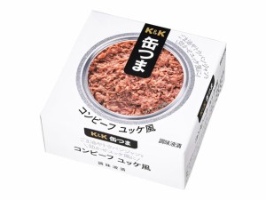  缶つま コンビーフ ユッケ風 80g ｘ6個