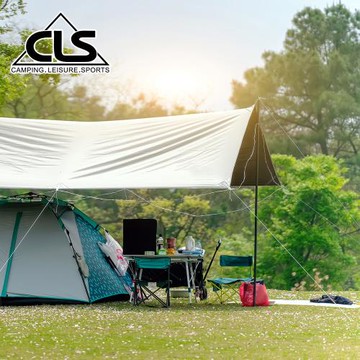韓國CLS 戶外大型天幕露營便攜加粗伸縮杆 280cm 營柱 彈扣式 天幕桿 單入
