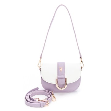 ✨新春特惠 - 獨享秒殺｜PLAYBOY-斜背包 Gaiety系列 -紫色(552-8701-70-7)