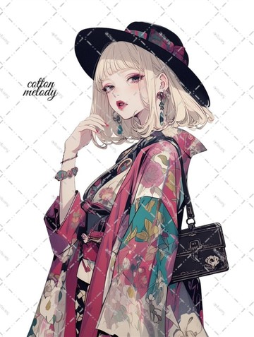 原創貼紙 no.7722 人物貼紙 原創貼紙 人物貼紙 女孩貼紙 原創人物貼紙