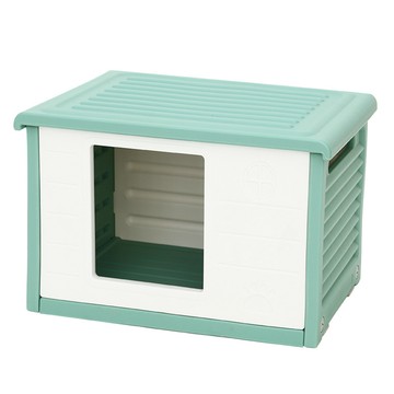 人寵共用家具 【暢麥】貓窩 四季通用 小型犬 狗屋 狗窩 室外封閉式 貓屋 防雨 流浪貓 戶外窩 夏季 60.5*42*40.5cm