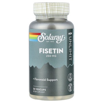 Solaray, Unlimit, Fisetin, 250 mg, 30 VegCaps