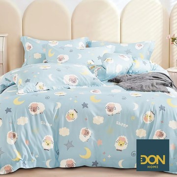 DON 吸濕排汗萊賽爾兩用被床包組｜雲朵小羊｜(單人/雙人/加大)