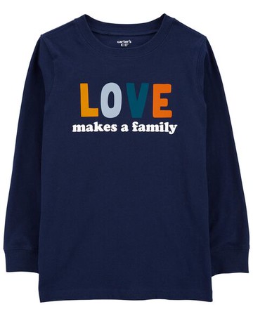 Kid Love Makes A Family Jersey Tee