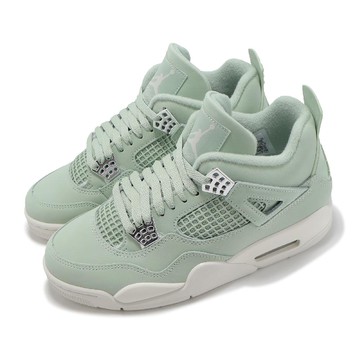 休閒鞋 Wmns Air Jordan 4 Retro 女鞋 男鞋 綠 銀 AJ4 HV0823-003