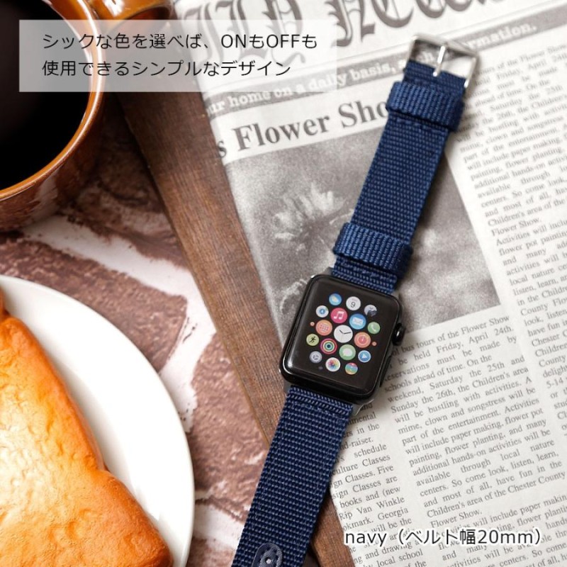 Apple Watch4 本体 40mm ネイビー バンド付き（中古】Apple Watch 