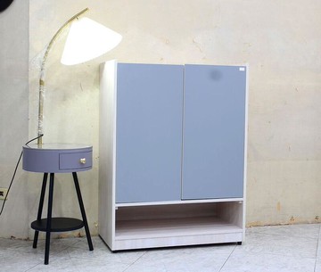 【歐風別館】西堤白梧桐色鞋櫃【基隆至台中免運費】