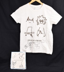 セカイノオワリ サイズS 世界の終わり 直筆サイン 入り　Tシャツ  色紙 セット