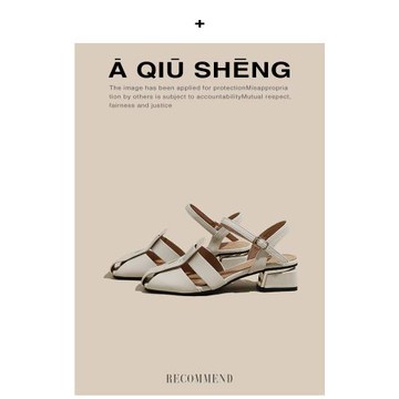 2025夏季新款一字帶百搭時尚編織鏤空溫柔仙女包頭羅馬粗跟涼鞋女