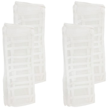 衣櫃分格收納袋 11格襪子 4個  32 x 12 x 12cm  白色  1組