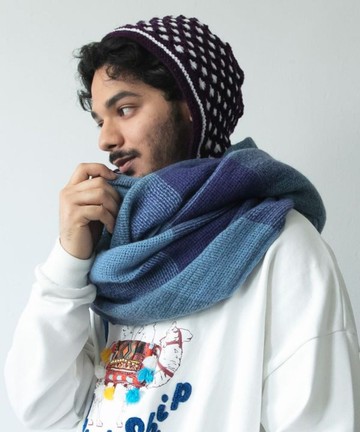 【熱門預購】格紋環形圍巾 (5色) CSNP9302