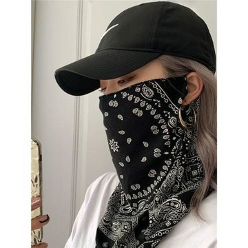 防曬面罩男女冰絲遮全臉圍脖遮臉護頸臉罩夏戶外騎行開車掛耳脖套