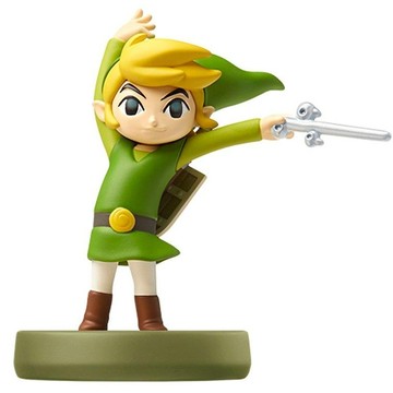 Nintendo 任天堂 amiibo 公仔 貓眼林克 風之律動  NVL-001  綠色 + 黃色  1個