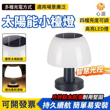 【HeartPick心選】 太陽能檯燈 戶外露營燈 庭院燈 氛圍燈 餐吧桌燈 小夜燈 戶外檯燈 露營照明燈 床頭燈