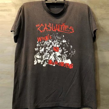 The Casualties歐美朋克樂隊高街休閑潮流短袖vintage古著男女T恤