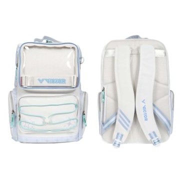 VICTOR 大型後背包-後背包 雙肩包 裝備袋 BR5058HYQAM 白藍綠