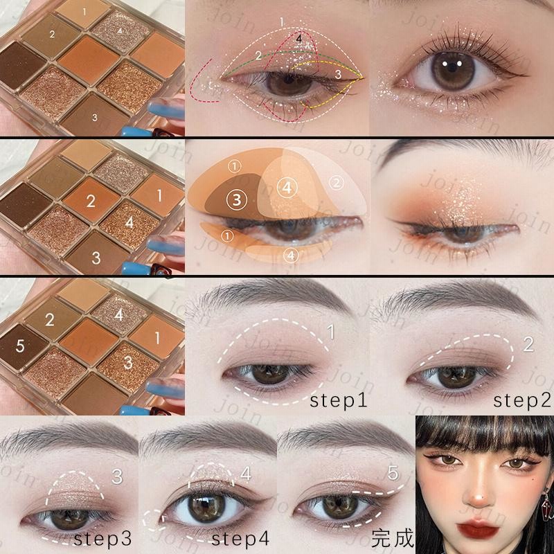 韓国アイシャドウ20個セット✨ アイシャドウパレット 日本国内当日発送 4color set 8type アイ