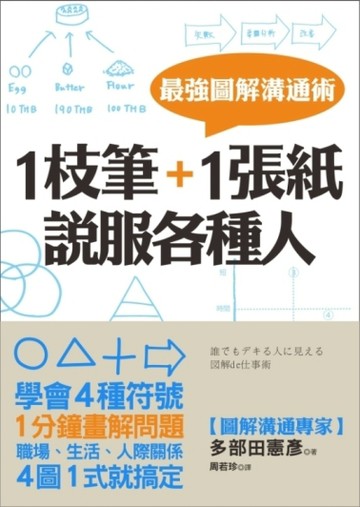 1枝筆＋1張紙，就能說服各種人：學會4種符號，1分鐘畫出溝通圖解，職場、生活、人[二手書_普通]