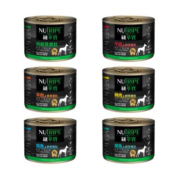 紐萃寶Nutripe 無穀無膠主食狗罐 185g/罐 24罐/箱