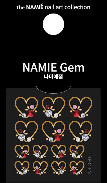 【專業用】NAMIE Gem 美甲裝飾藝術貼紙 3D 046-051