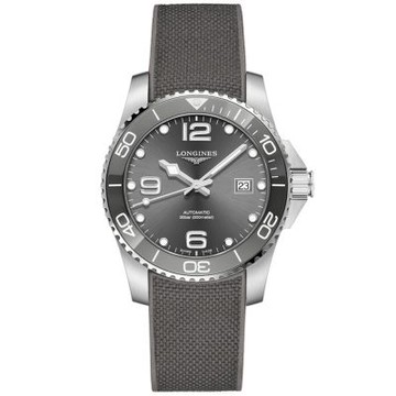 LONGINES浪琴 深海征服者 浪鬼 陶瓷 潛水機械腕錶 41mm / L3.781.4.76.9