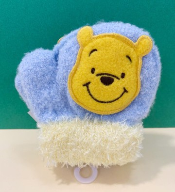 【震撼精品百貨】Winnie the Pooh 小熊維尼~啾啾兒童手套-黃*30903