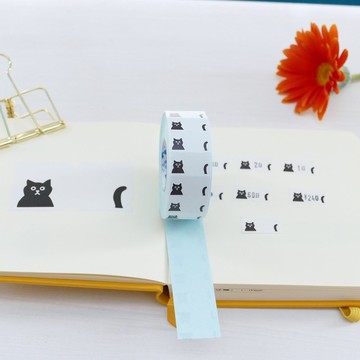 標籤貼紙 貓咪款 (無打孔)