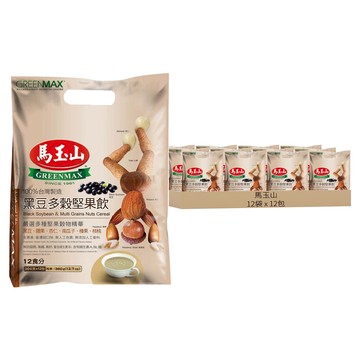 馬玉山 黑豆多穀堅果飲  30g  12包  12袋