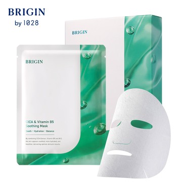 【買1送1】BRIGIN by 1028 積雪草B5舒緩穩肌面膜5入