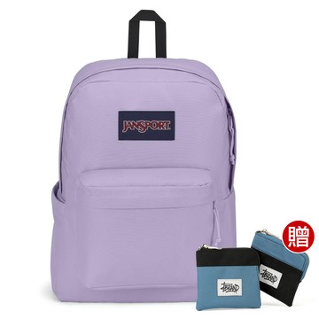 JANSPORT SUPERBREAK PLUS 校園系列後背包 -柔和紫