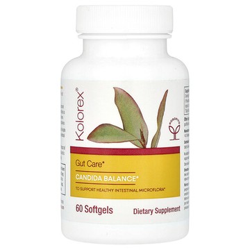 Kolorex, 腸道護理，假絲酵母平衡，60 粒軟膠囊