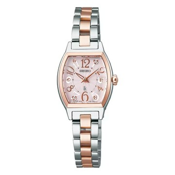 seiko SK037 精工錶 Lukia系列 4N30-00X0P/SSWA012J人氣錶款酒桶形女錶 粉23.1mm｜樂天全館特惠中★指定刷卡回饋10%