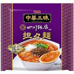 明星 中華三昧 四川飯店 担々麺 103G×24個