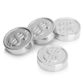 美元款304不銹鋼冰塊速凍金屬冰粒威士忌酒吧酒具創意不銹鋼冰塊