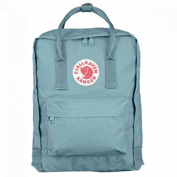 ├登山樂┤瑞典 Fjallraven Kanken 復古後背包 方型書包-天空藍 # F23510-501