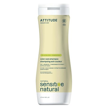 ATTITUDE 艾特優 天然燕麥修護護色洗髮精 473mL  1瓶
