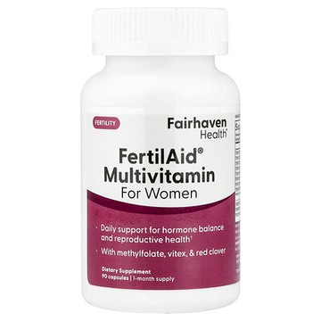 Fairhaven Health, FertilAid® 女性多維生素，90 粒膠囊