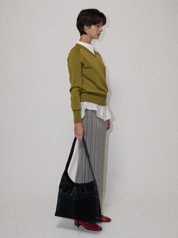 Triangle shoulder bag_2colors