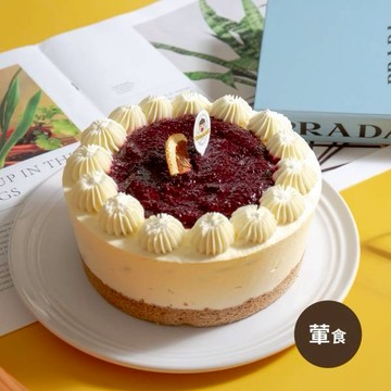 ［甜野新星］【無加糖無澱粉蛋糕】百香慕斯蛋糕