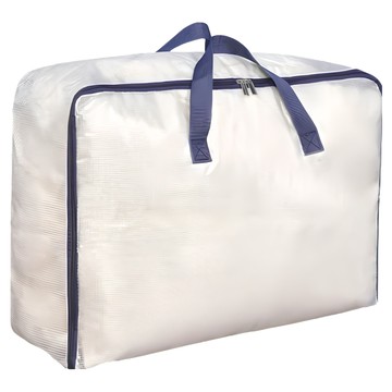 PVC 加大防塵防潮 內容物清晰可視  60 x 50 x 25cm  藏青  棉被收納袋